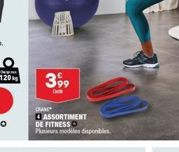 3,99  L'  CRANE  4 ASSORTIMENT DE FITNESS Ⓒ  Plusieurs modèles disponibles. 