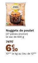 nuggets de poulet 