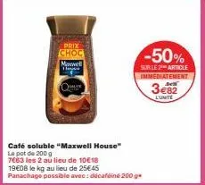 café soluble 