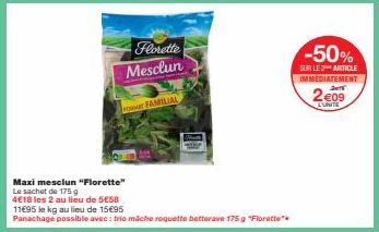 sachet Florette