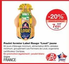 poulet fermier loué