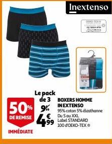 Auchan caleçon homme hot sale