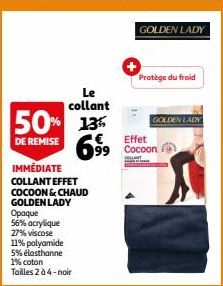 COLLANT EFFET COCOON & CHAUD GOLDEN LADY