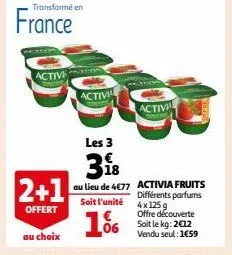 activia fruits