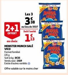 MONSTER MUNCH SALÉ VICO