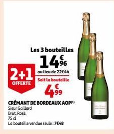 CRÉMANT DE BORDEAUX AOP Sleur Gaillard