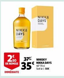 WHISKY NIKKA DAYS