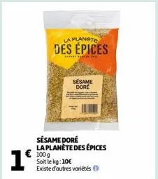 sésame doré la planète des épices