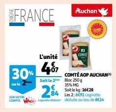 COMTÉ AOP AUCHAN