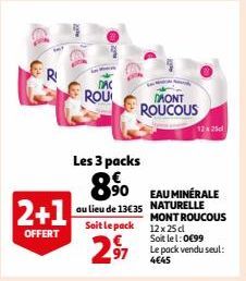 eau Mont Roucous