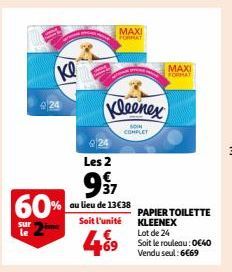 papier toilette Kleenex