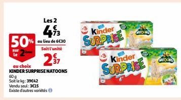 KINDER SURPRISE NATOONS