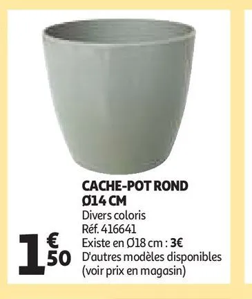 cache-pot rond ø14 cm