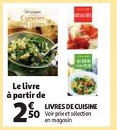 LIVRES DE CUISINE 