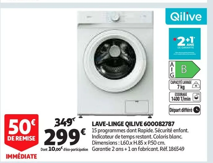 lave-linge qilive 600082787 