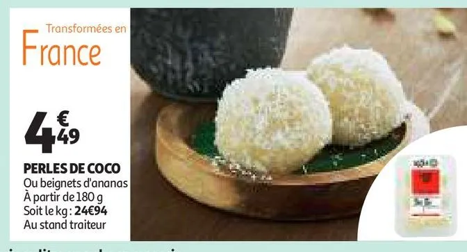 perles de coco