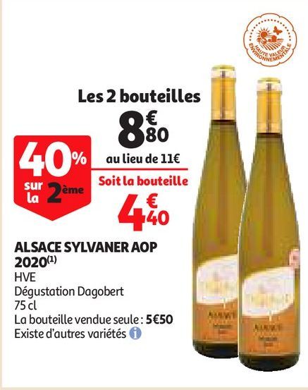 ALSACE SYLVANER AOP 2020