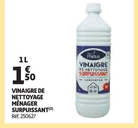 VINAIGRE DE NETTOYAGE MÉNAGER SURPUISSANT(2)