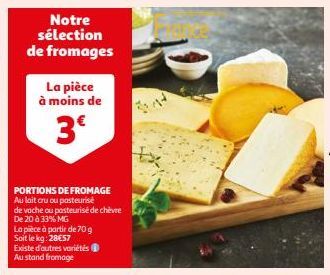 PORTIONS DE FROMAGE