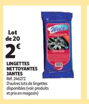 LINGETTES NETTOYANTES JANTES