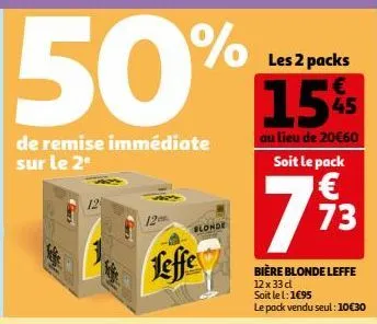 bière blonde leffe