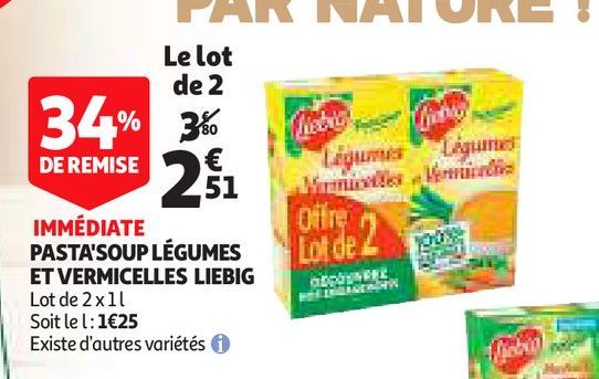 PASTA'SOUP LÉGUMES ET VERMICELLES LIEBIG