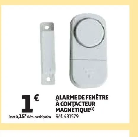 alarme de fenêtre à contacteur magnétique(1)