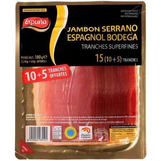 JAMBON SERRANO RESERVA ESPUNA 