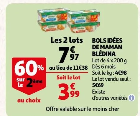 bols idées de maman blédina