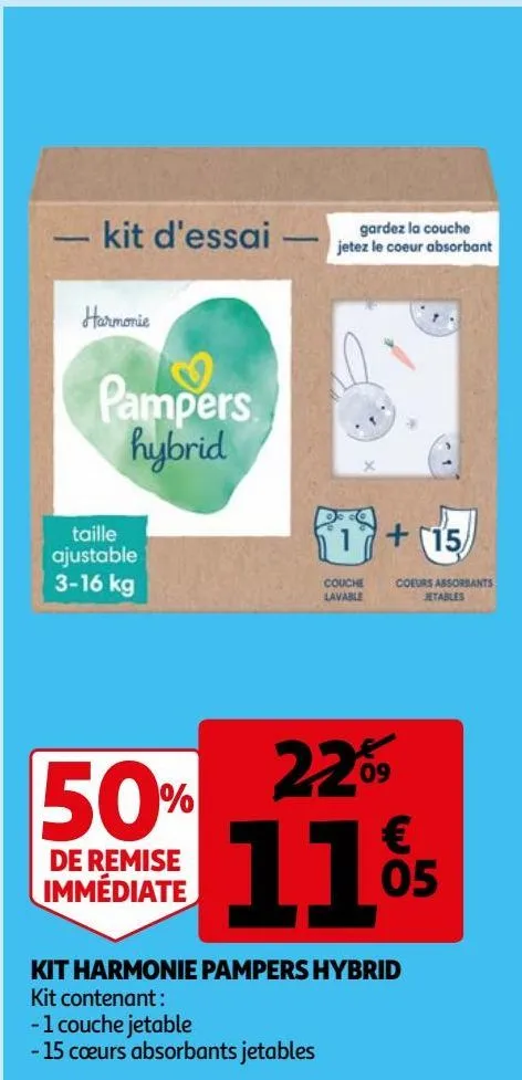 kit harmonie pampers hybrid