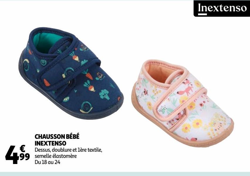 CHAUSSON BÉBÉ INEXTENSO