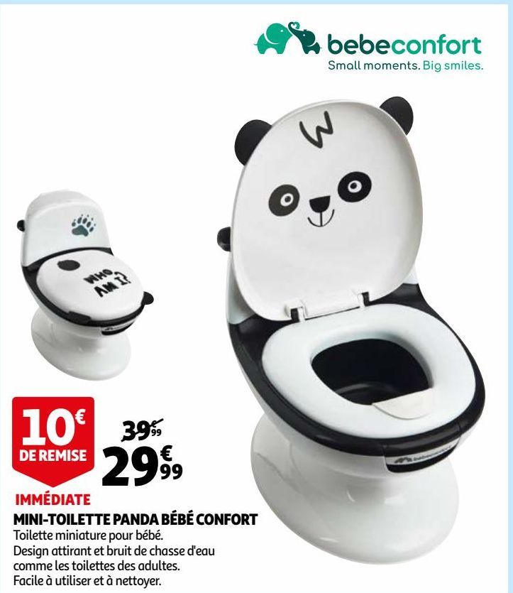 MINI-TOILETTE PANDA BÉBÉ CONFORT