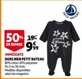 DORS BIEN PETIT BATEAU offre à 9,99€ sur Auchan