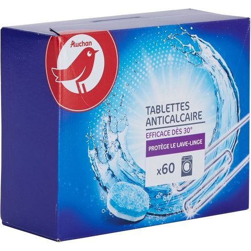 PASTILLES ANTICALCAIRE LAVE LINGE AUCHAN