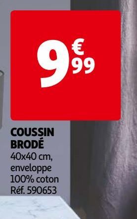 COUSSIN BRODÉ