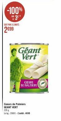 palmiers Géant Vert