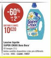 lessive liquide Super Croix