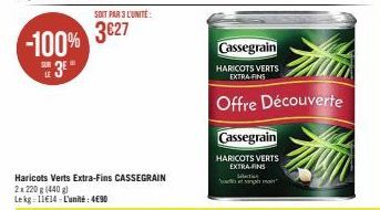 haricots verts Cassegrain