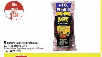 chorizo César moroni