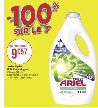 lessive liquide Ariel