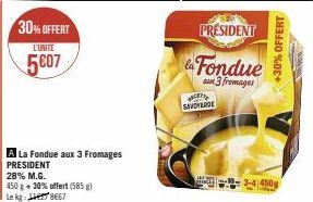 fondue Président