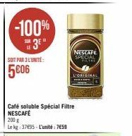 café soluble Nescafé