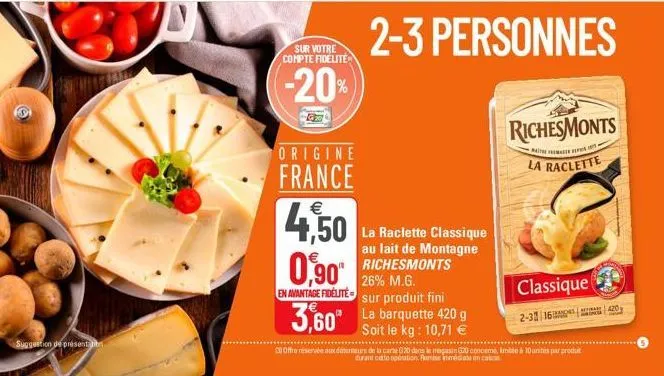 raclette richesmonts