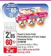 yaourt à boire Danone