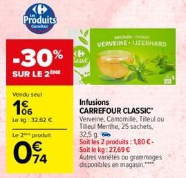 infusions Carrefour