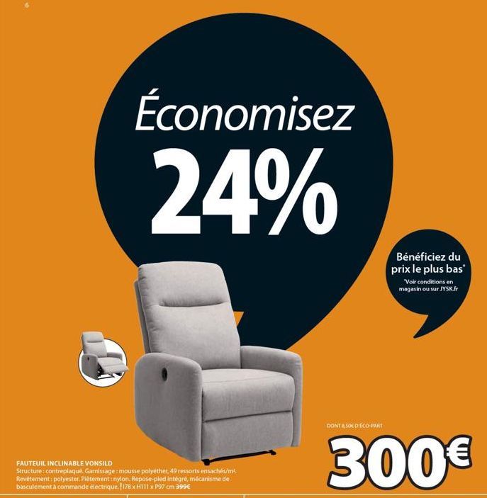 fauteuil inclinable 