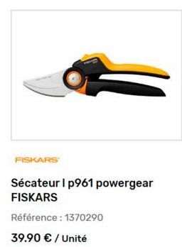 sécateur Fiskars