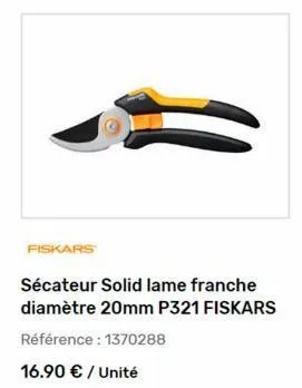 sécateur fiskars