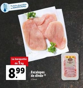 escalopes de dinde 