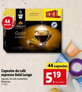 capsules de café Nespresso